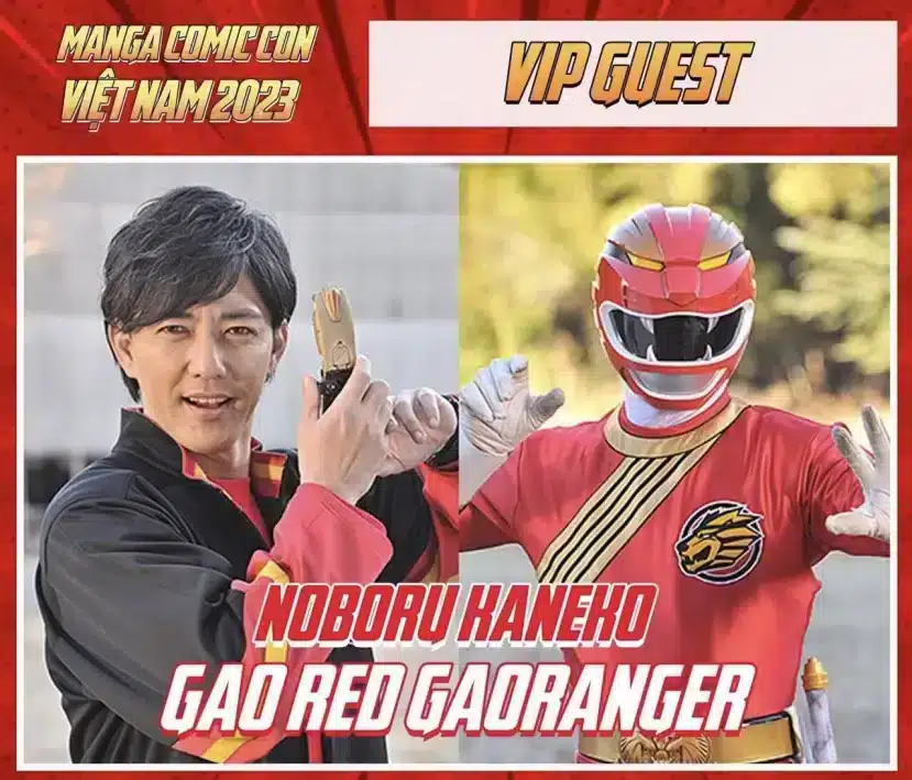 Manga Comic Con 2023 chính thức khởi động, hé lộ khách mời quốc tế huyền thoại “gao đỏ” diễn viên Nhật Bản Noboru Kaneko